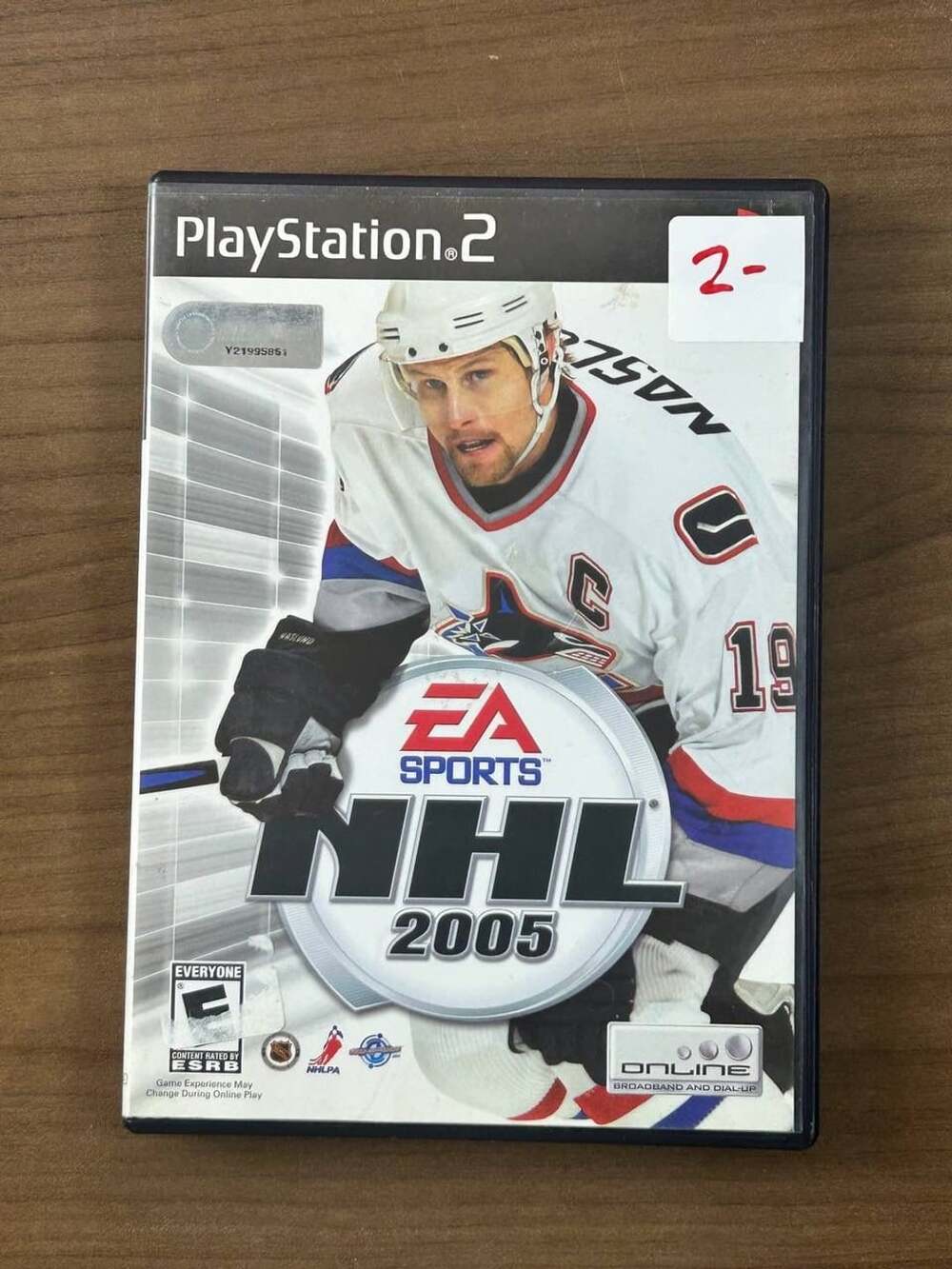 NHL 2005 Sony PlayStation 2 PS2 EA Sports Disc & Case No Manual